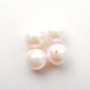 画像2: 【片穴】アコヤ真珠（ラウンド / ホワイト / 7.5mm UP）１個