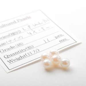 画像1: 【無穴】アコヤ真珠（ラウンド / ホワイト / 4.5mm UP）１個