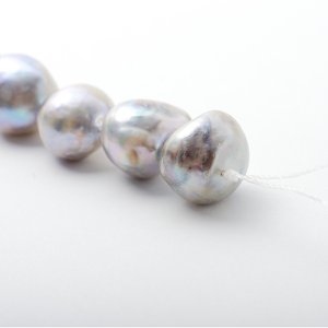 画像5: 【両穴】アコヤ真珠（バロック / グレイ / 10mm UP）1個〜