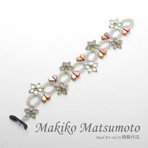 画像4: ジェムデュオ バックリット 8x5mm アクアピンク（約8/100g）