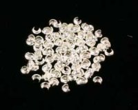 クリンプ（つぶし玉）カバー2.5mmスターリングシルバー