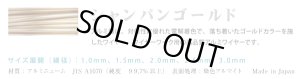 画像3: アーティスティックワイヤー・カラーアルミ線（シャンパンゴールド）