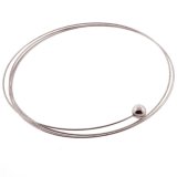 メモリーワイヤー用エンドキャップ　5mm（シルバー）12個/144個