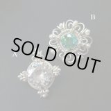 画像: 【3/25 午前11時予約開始】5/29(金) A「キュービックジルコニアのペンダントトップ 」or B「ヴィンテージクリスタルのブローチ」by 小沼 美紀