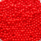 画像: フィニアル 片穴ビーズ 2mm オパークレッド