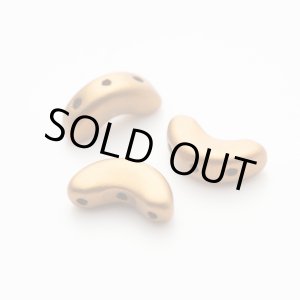 画像: 【現品限り】アルコス・プカ 5x10mm ブロンズゴールド マット（10 / 50g）