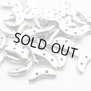 画像: 【チェコメイト】クレセント 2ホール - シルバー