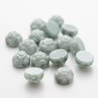 画像1: ロゼッタ　6mm  C.W.ティールラスター（約20/100個）Bead Art 35, 36号チェコ特集使用ビーズ　 (1)