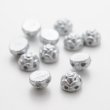 画像1: 【現品限り】ロゼッタ　6mm シルバー（約20/100個） (1)