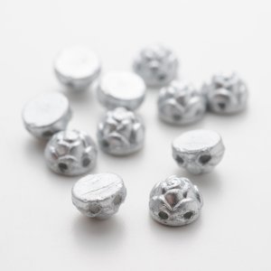 画像: 【現品限り】ロゼッタ　6mm シルバー（約20/100個）