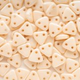 画像: 【チェコメイト】トライアングル2ホール 6mm　オパークシャンパンラスター