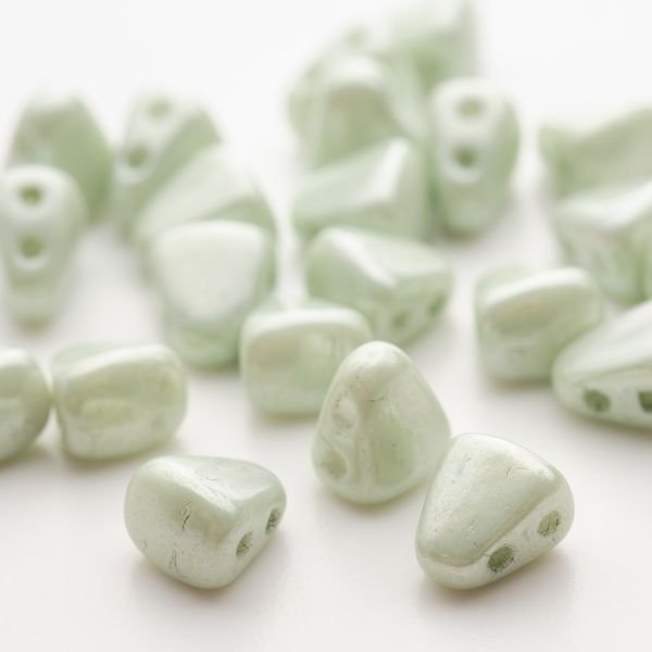 画像1: ニブビット 6x5mm ラスターオパーク プレーリーグリーン (1)