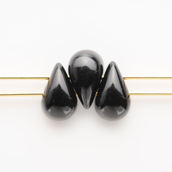 画像2: ティアデュオ 5ｘ8ｍｍ  ジェット（10/100g） (2)
