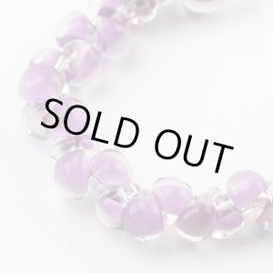 画像: 【5粒】ティアドロップビーズ　【Pastel Purple】