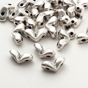 画像: 【再入荷！】【シンバルシリーズ】ミタカス 4x7.6mm（シルバーメッキ・4/20個）Bead Art 38号  梅村里美さん作品使用ビーズ
