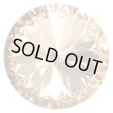 画像: クリスタルリボリ 14mm クリスタル ハニー （1個入）