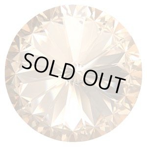 画像: クリスタルリボリ 14mm クリスタル ハニー （1個入）