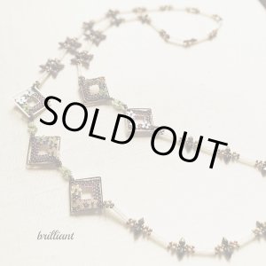画像: 【再入荷！】デイジーフレームネックレス by Beads工房 brilliant 大槻友美