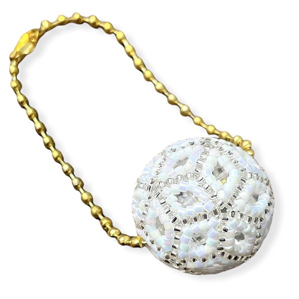 画像5: 小さいレースボール(白)(ピンク)(水色) by フロリッサ 西冨士絵 (5)