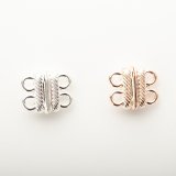 画像: 2連用マグネット金具（ゴールド・シルバー・ピンクゴールド・ブラック・ガンメタ）