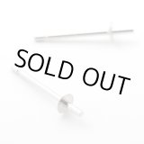 画像: Pt ピアス 直結M　ポスト(ピアス針芯立・皿付) / シリコンキャッチセット