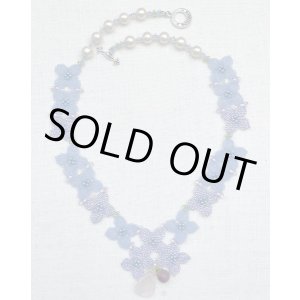 画像: 【再入荷！】紫陽花ネックレス by Beads工房 brilliant 大槻友美