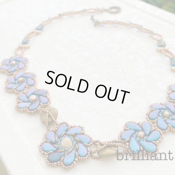 画像1: 【再入荷！】ブルーローズ by Beads工房 brilliant 大槻友美 (1)