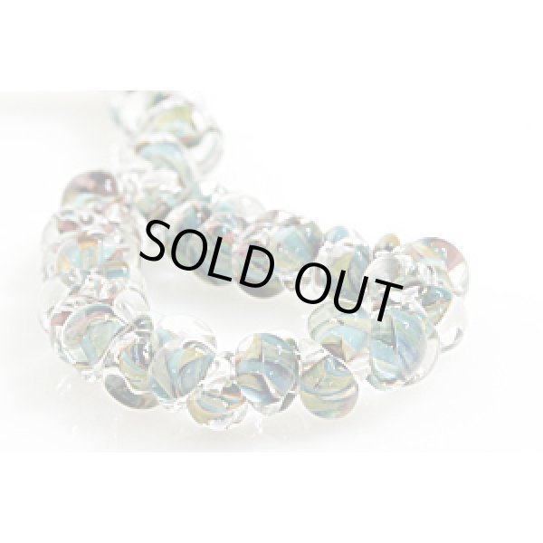 画像1: ティアドロップビーズ ミニ 【Green Exotic Aqua】 (1)