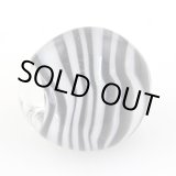 画像: ティアドロップビーズ ジャンボ 【Zebra】