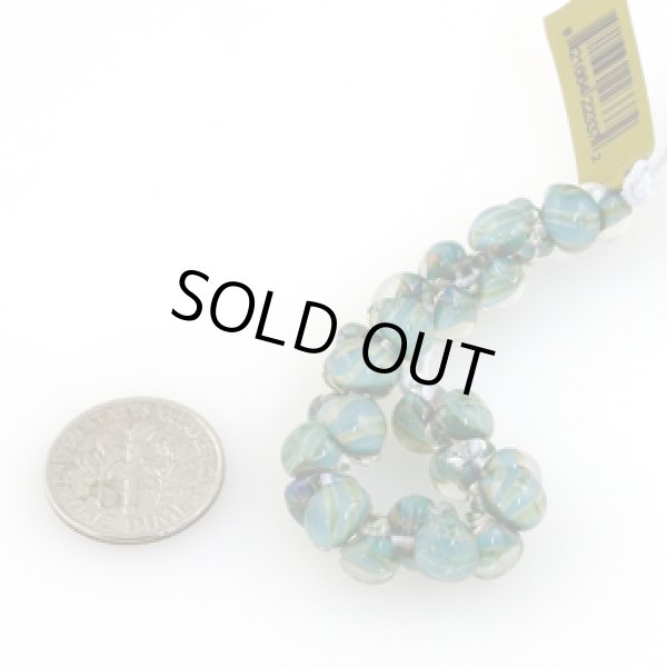 画像2: ティアドロップビーズ ミニ 【Green Exotic Aqua】 (2)