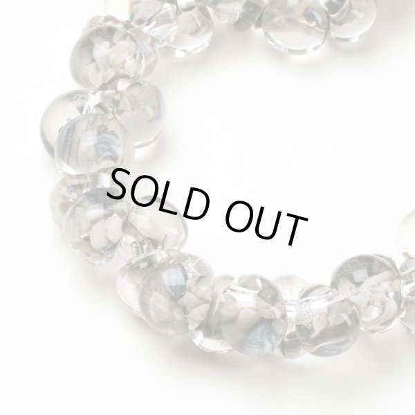 画像1: ティアドロップビーズ【Snake Skin】 (1)