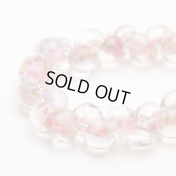 画像1: 【5粒】ティアドロップビーズ【Peony】 (1)