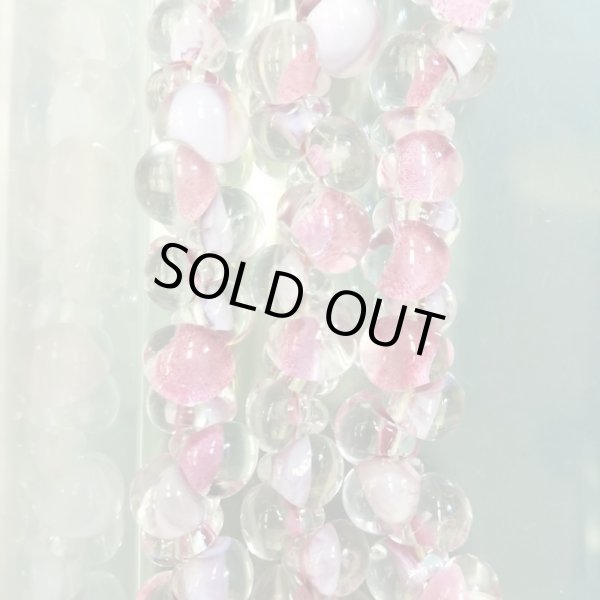 画像2: 【現品限り】【5粒】ティアドロップビーズ【Pink Orchid】 (2)