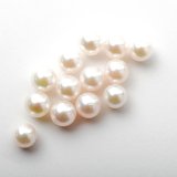 画像: 【無穴】【上質】アコヤ真珠（ラウンド / ホワイト / 5mm UP）１個