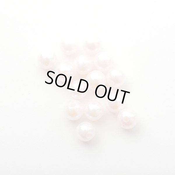 画像2: 【片穴】アコヤ真珠（ラウンド / ホワイト / 3.5mm UP）１個 (2)