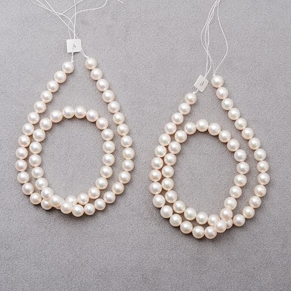 画像5: 【片穴・両穴】【上質】アコヤ真珠（ラウンド / ホワイト / 7.5mm UP） (5)