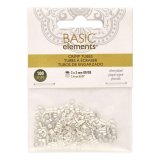 画像: メッキ つぶし玉 3 x 2mm 20個入り /100個入り(シルバー)