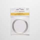 画像: メモリーワイヤー・ブレスレット用12巻（シルバー）Mサイズ　2.1/4inch（直径57mm）　