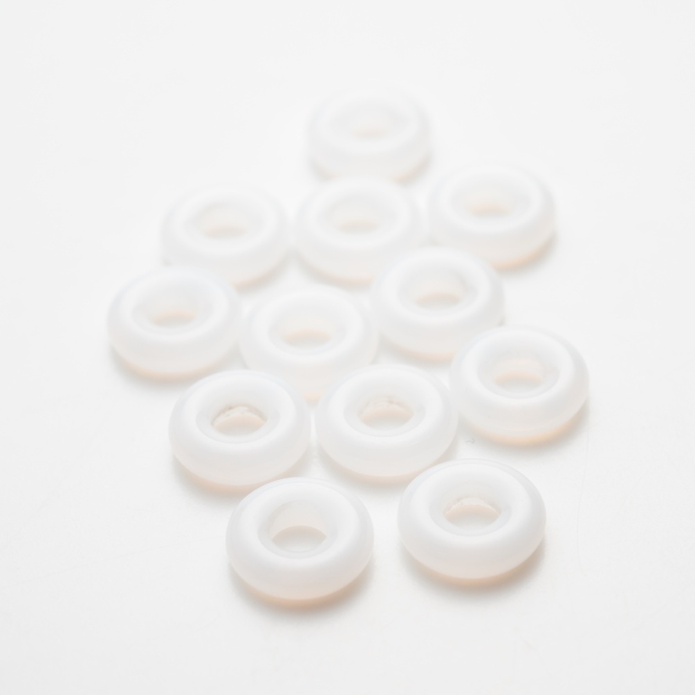 画像1: グラスリング 10mm アラバスター (1)