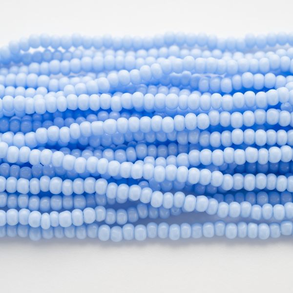 画像1: シャーロット11/0 パウダーブルー 糸通し (1)