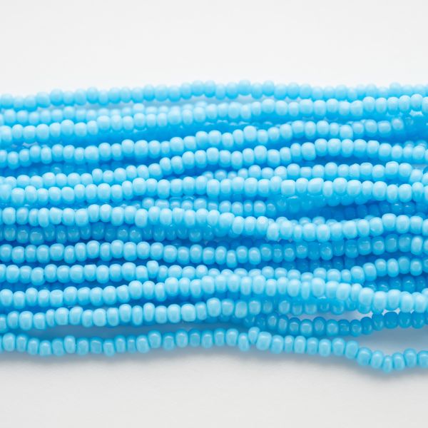 画像1: シャーロット13/0 ターコイズブルー 糸通し (1)