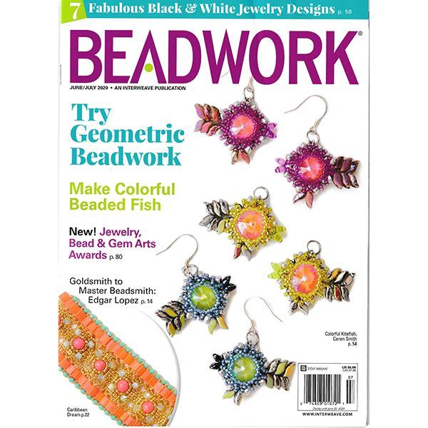 画像1: 【現品限り】BEADWORK 2020年6月号 (1)