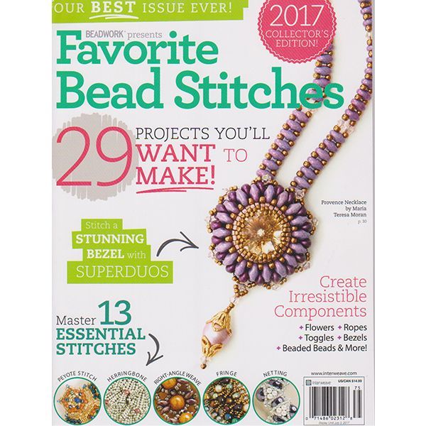 画像1: 【現品限り】BEADWORK presents Favorite Bead Stitches 2017 (1)